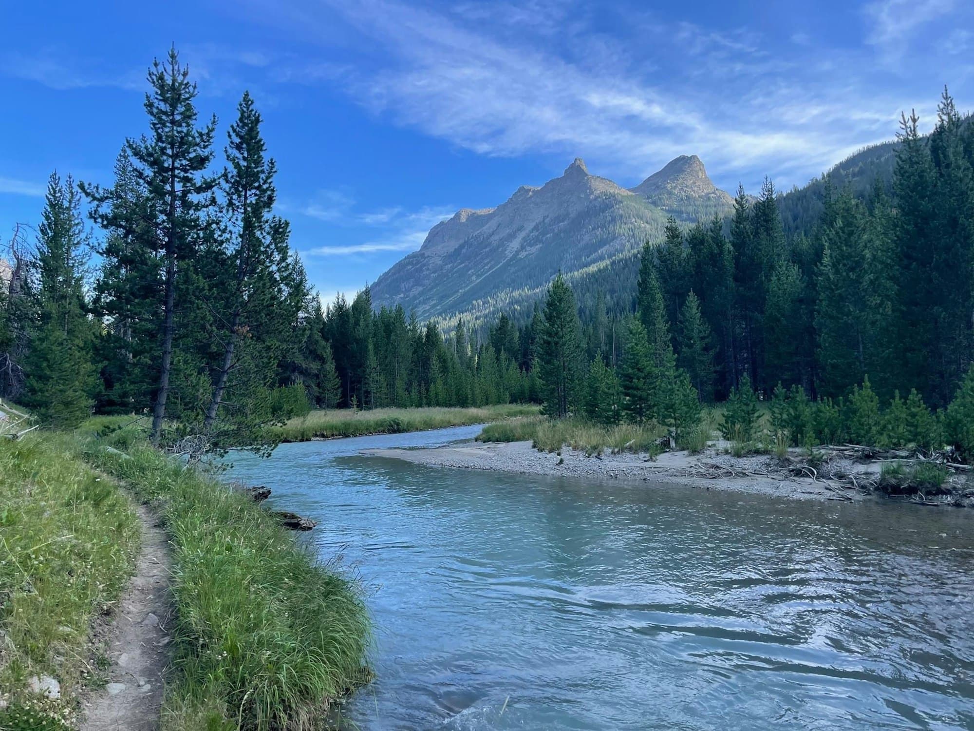 Angler on the South Fork of the Snake River
