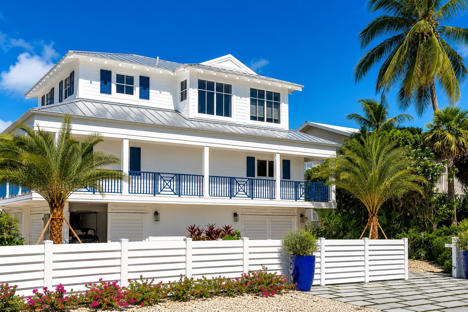 Waterfront house exterior, Waypoint, Islamorada